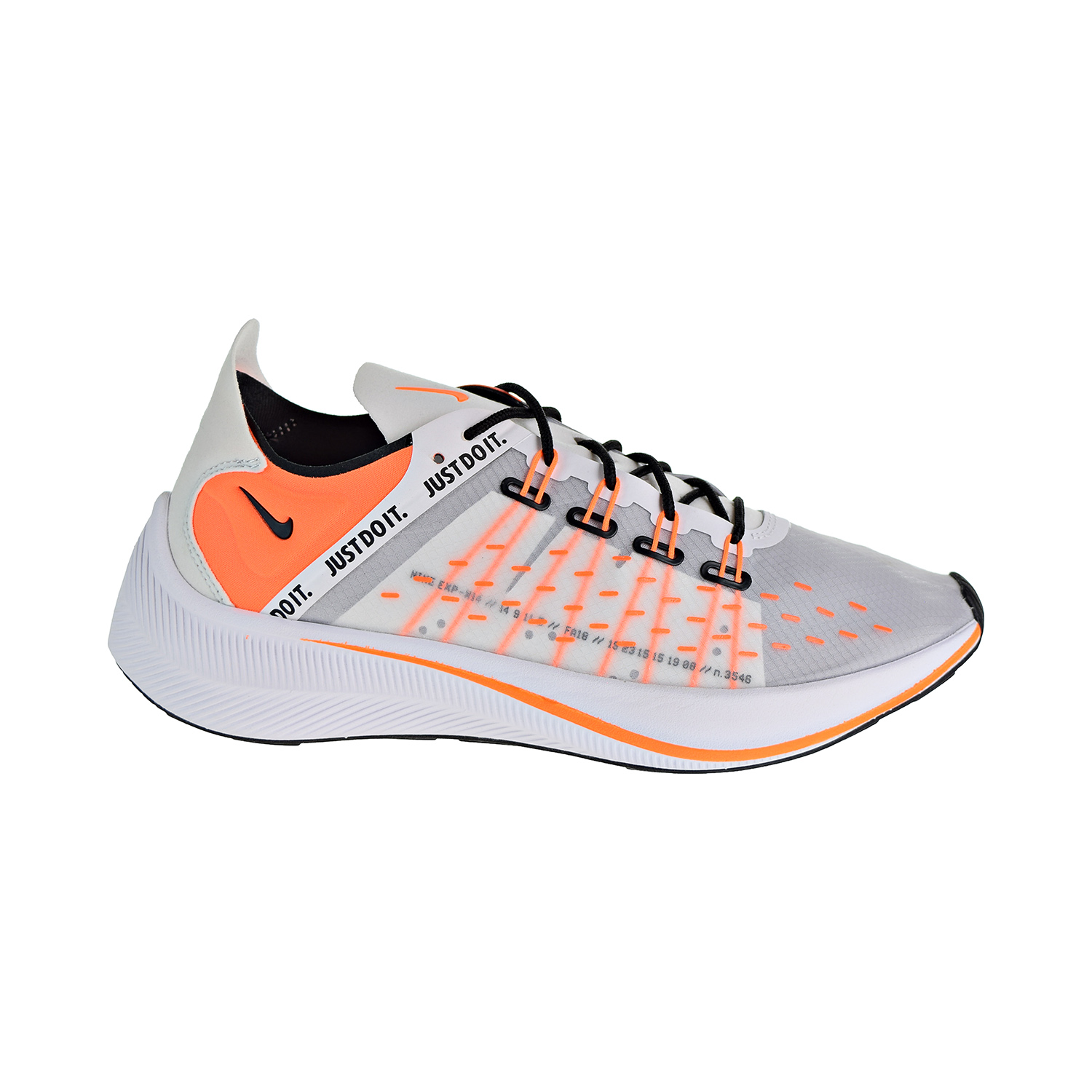 Nike EXP-X14 SE "Just Do It" Men's Shoes White/Total Orange/Black Wolf ao3095-100 - image 1 of 6
