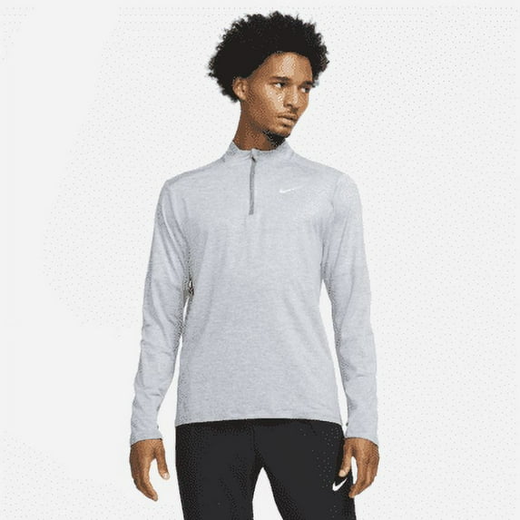 Nike Element Men's Dri-FIT 1/2-Zip Running Top Color: Smoke Grey/Grey Fog/Heather Size: 3XL Tall