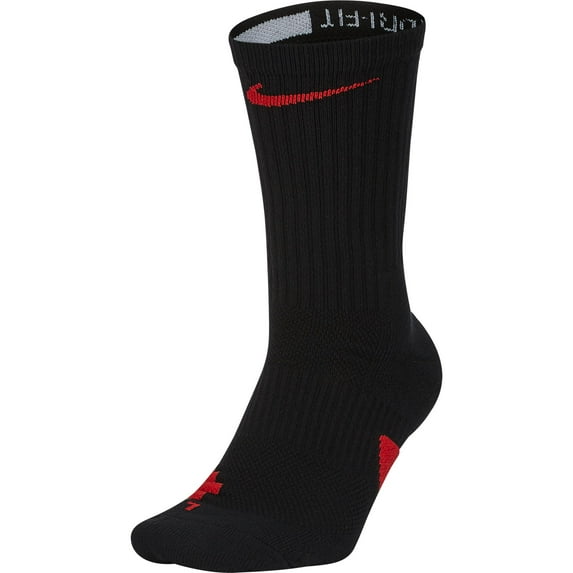 Nike Elite Basketball Crew Socks Black/University Red