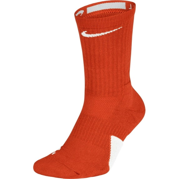 Nike Elite Basketball Crew Socks (Team Orange/White)