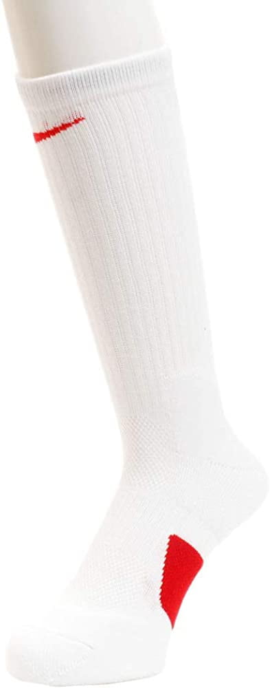 nike elite crew socks white red