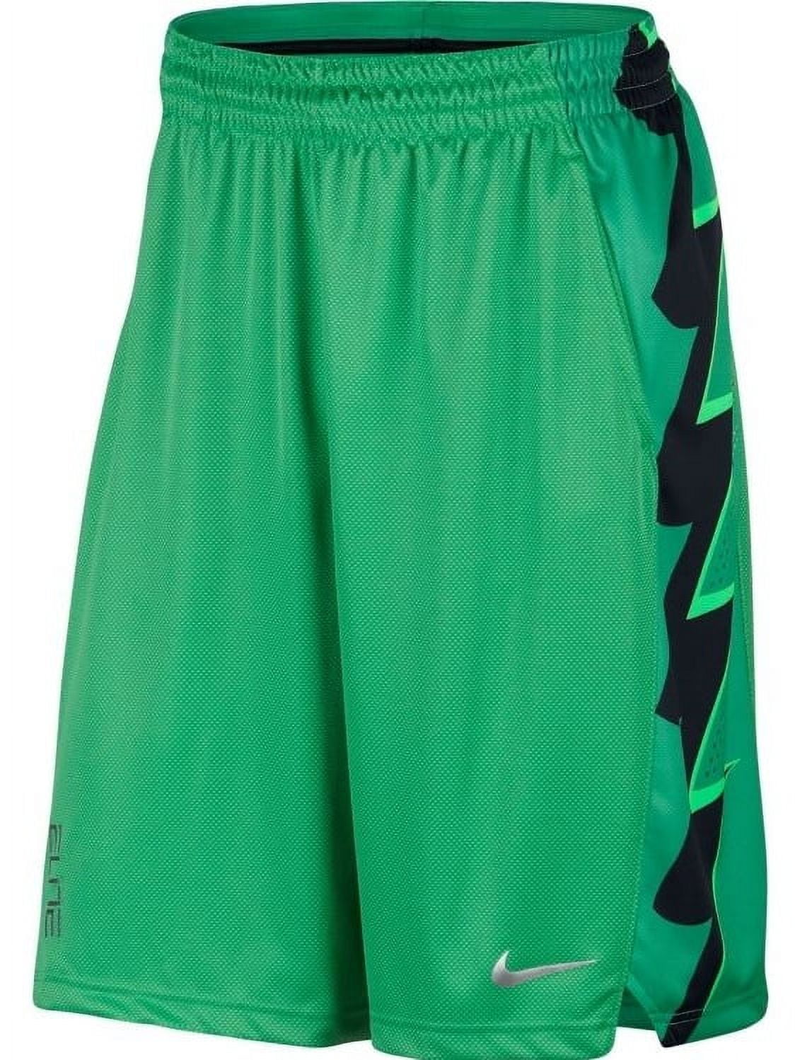 Nike Elite Bolt Green/Black Men's Basketball Shorts Size 2XL