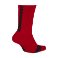 thumbnail image 1 of Nike Elite Crew Basketball Socks Color: University Red/Black/Black Size: XL, 1 of 4
