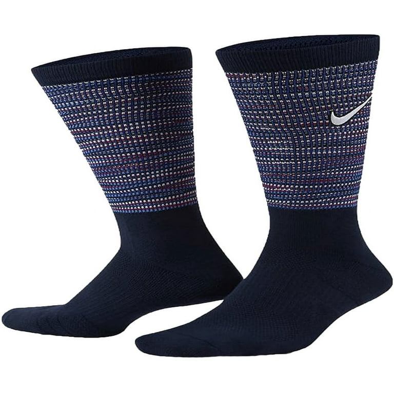 Nike Elite Crew Mens Socks Size L, Color: Blue