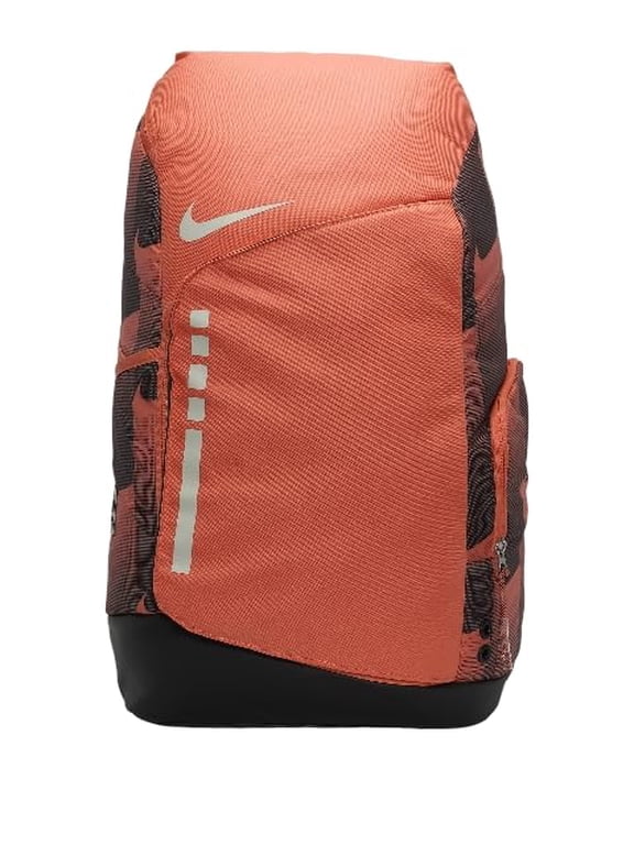 Elite Pro Basketball Backpack Mango/Black/Brown