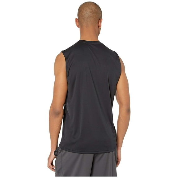 Nike Swim Men's Essential Sleeveless Hydroguard Rash Guard Black Large / Black
