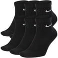 thumbnail image 1 of Nike Everyday Cushion Breathable Ankle Training Socks (6 Pair)Mediumblack, 1 of 2
