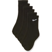 Nike unisex-adult Unisex Nike Everyday Cushion Crew 3 Pair Medium Black/White