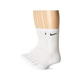 thumbnail image 1 of Nike Everyday Cushion Crew Socks, Unisex Nike Socks,, White/Black, Size Large, 1 of 3