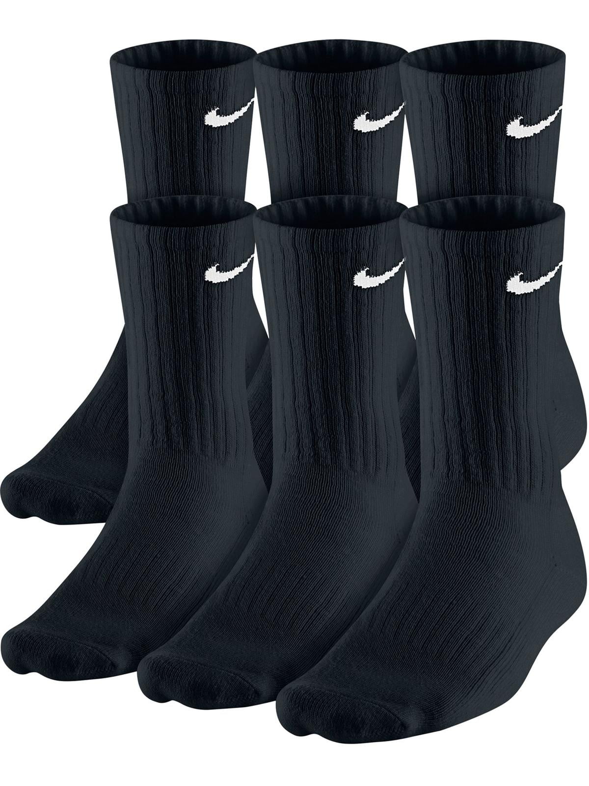 Nike Everyday Cushioned Training Crew Socks (6 Pairs) Walmart.com