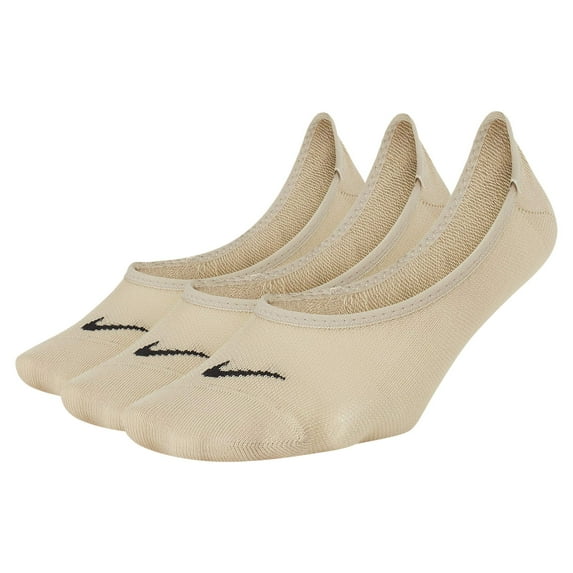 Nike Everyday Lightweight Footie Training Socks, Nike Socks Women, Net/Black (3 Pair), M