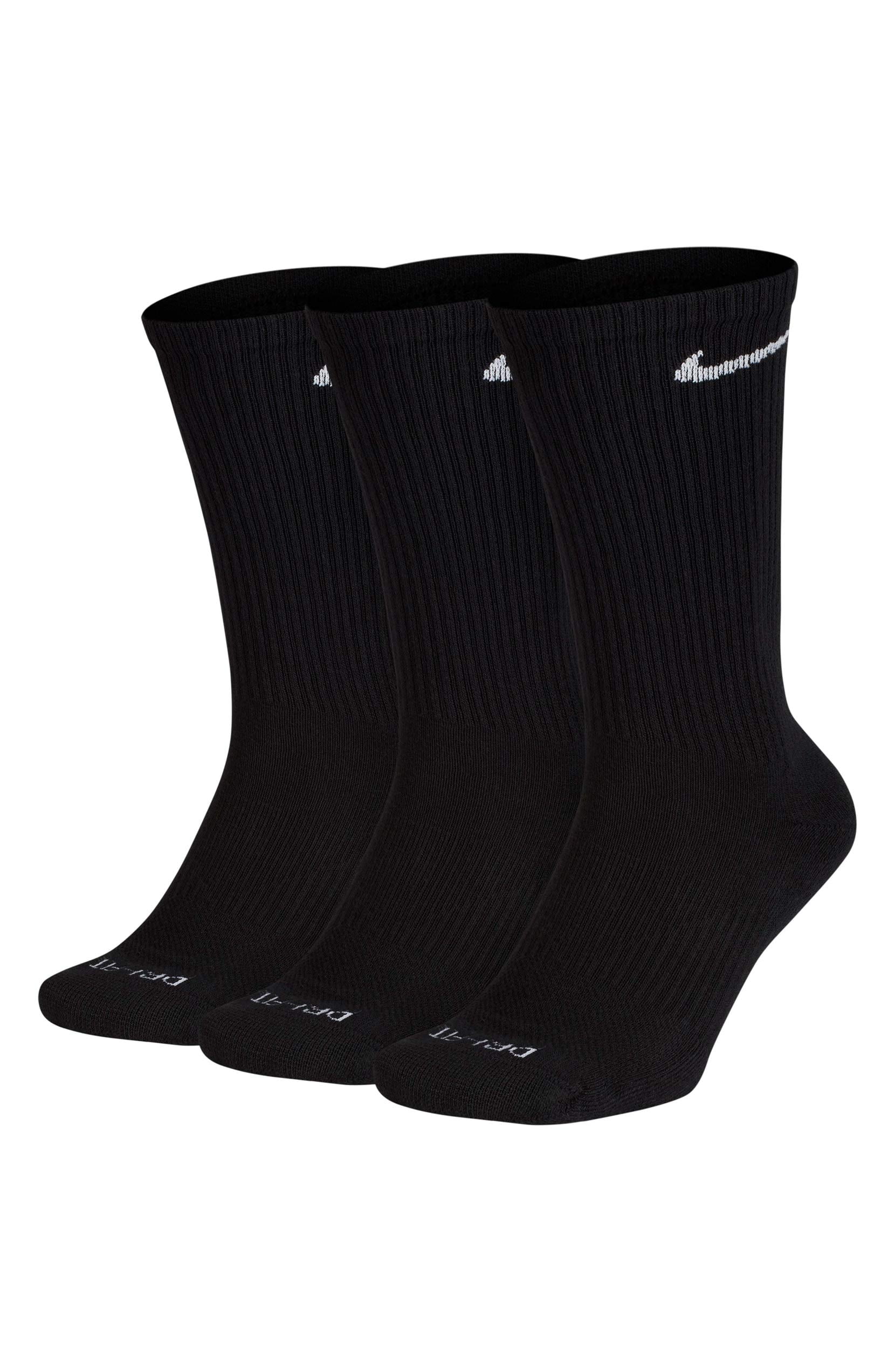 nike plus cushion socks white