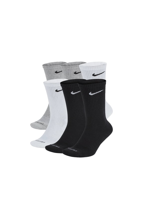 Everyday Plus Cushion Crew Socks - 6 Pair Pack Medium