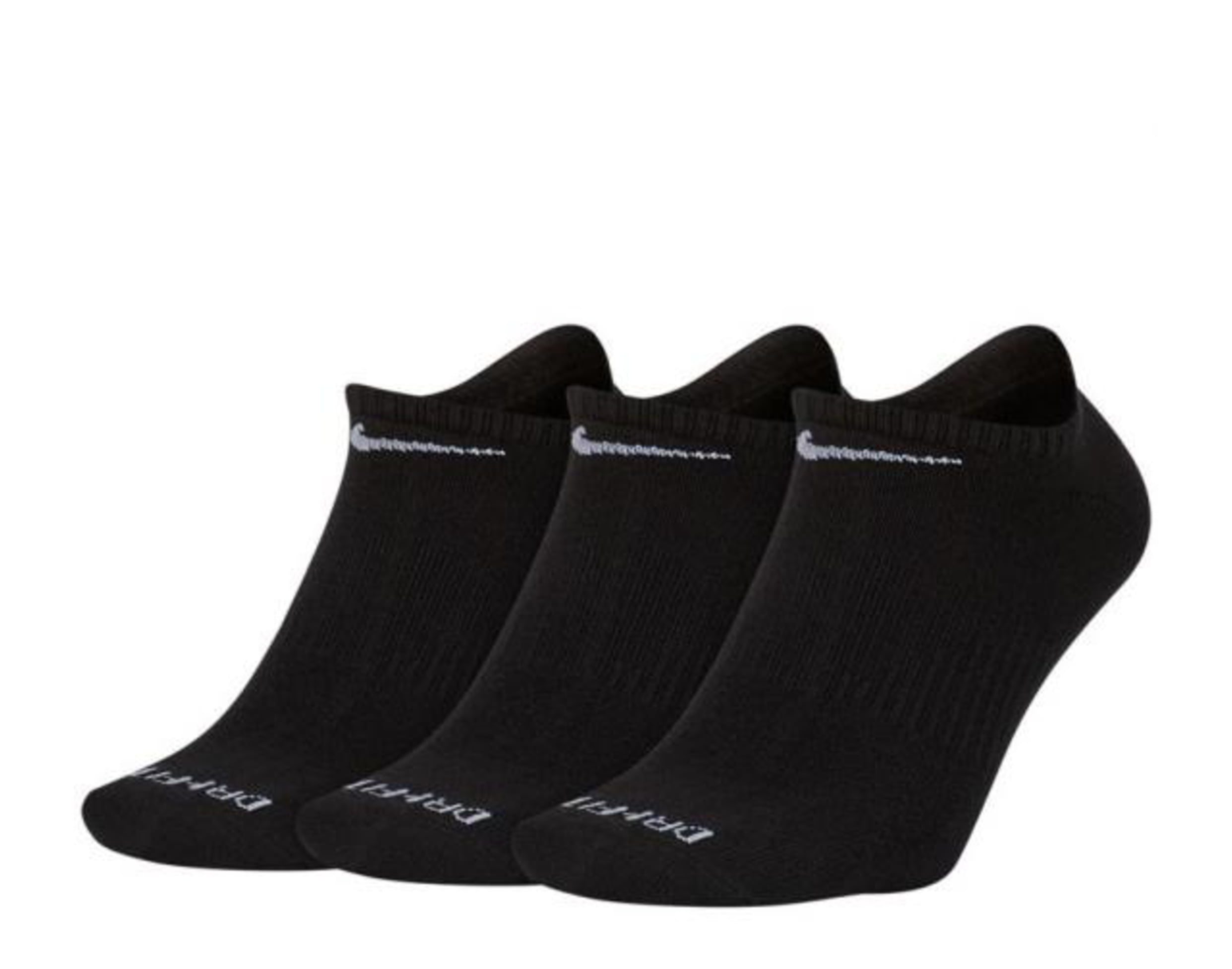 men's nike black no show socks