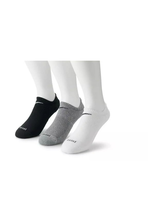 Everyday Plus Cushion Socks, 6 Pack, No-Show Multicolor XL