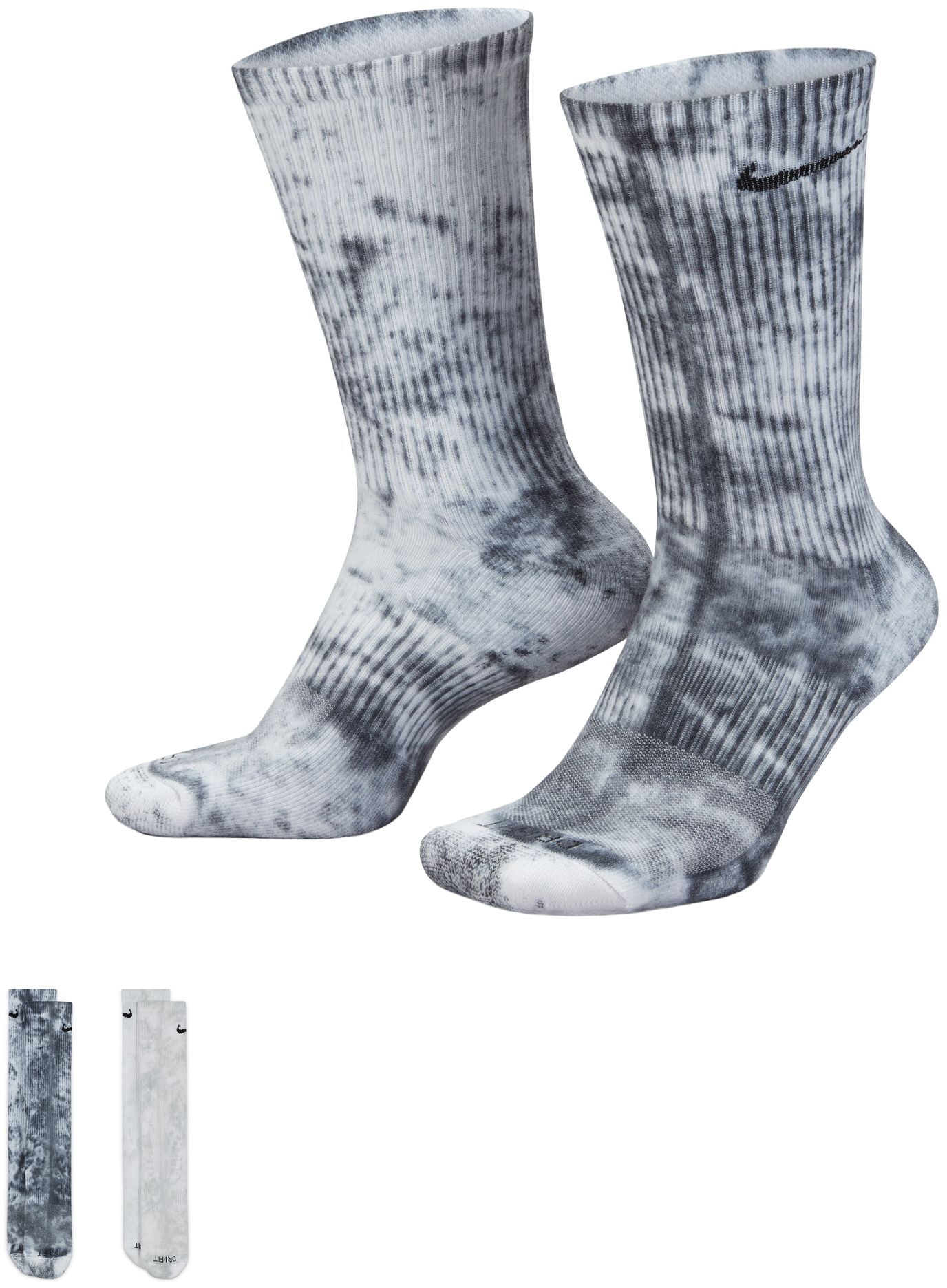 tie dye nike socks black