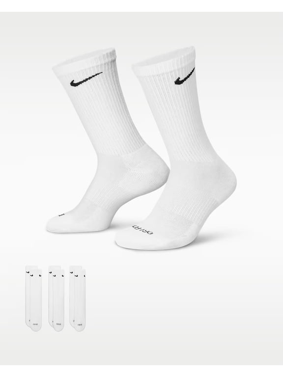 Everyday Plus Cushioned Training Crew Socks (3 Pairs)