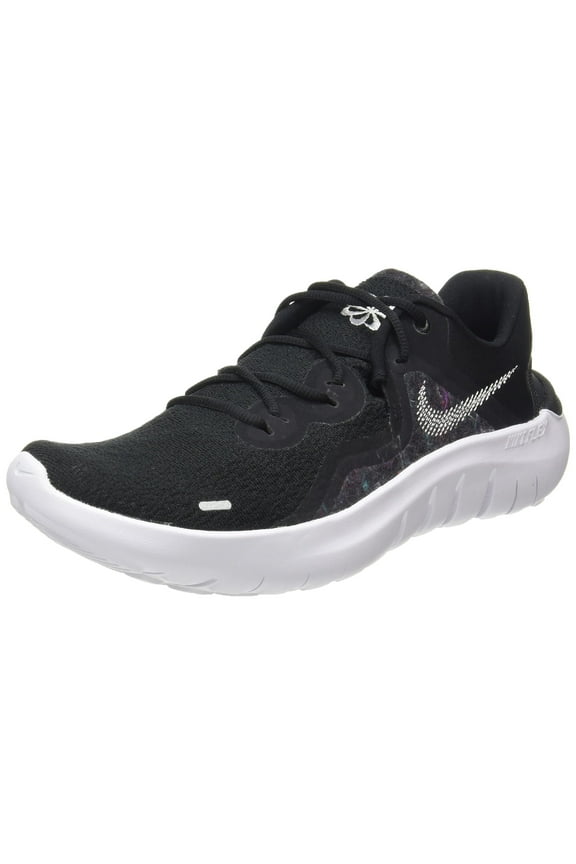 Flex 2021 RN Mens Running Trainers CW3408 Sneakers Shoes UK 7.5 US 8.5 EU 42, Black White Dark Smoke Grey 002