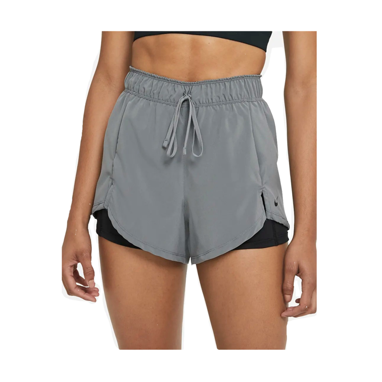 Nike Flex Essential 2-in-1 Women's Training Shorts Gray/Black Medium 