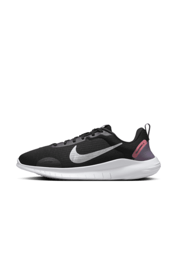 Flex Experience Run 12 Women's Road Running Shoes Color: Black/Daybreak/Bright Crimson/Metallic Silver Size: 6