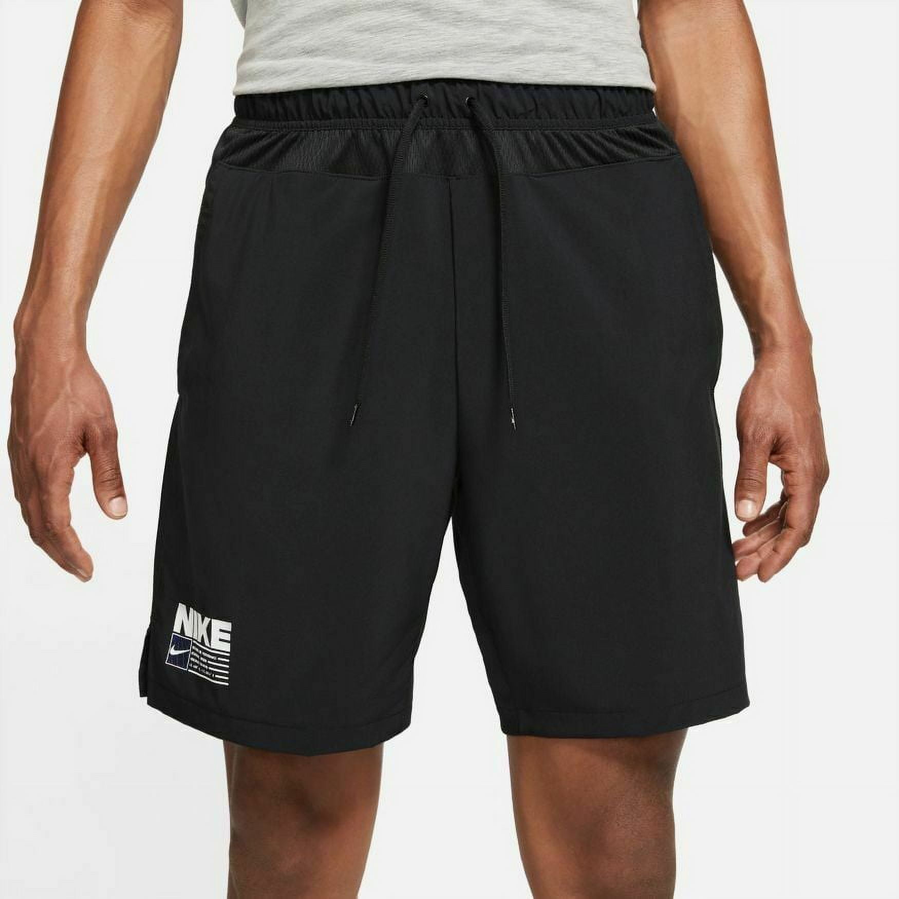Nike Flex Men's Graphic Training Shorts CZ2576-010 Black - Walmart.com