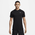 thumbnail image 1 of Nike Flex Rep Men's Dri-FIT Short-Sleeve Fitness Top Color: Black/White Size: L, 1 of 1