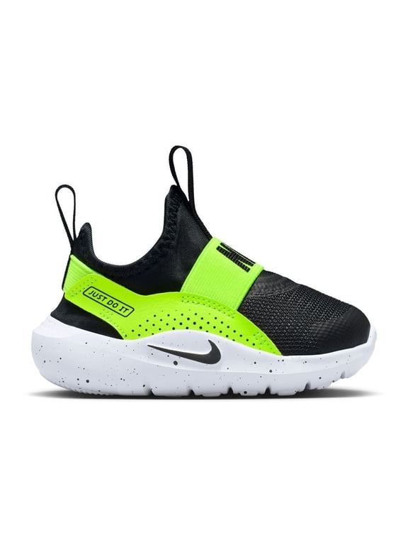 Flex Runner 4 Toddler Slip-On Lightweight Shoes Color: Black Volt Size: 9 T