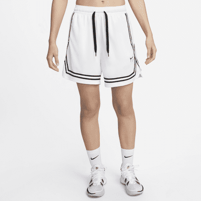 Nike Fly Crossover Women's Basketball Shorts Color: White/Black Size: 3XL