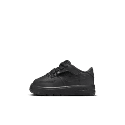 Toddler's Nike Force 1 Low Easyon Black/Black-Black (FN0236 001) - 7