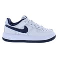 thumbnail image 1 of Nike Force 1 Low Easyon PS Boys Shoes Size 8, Color: White/Midnight Navy, 1 of 3