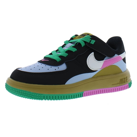 Nike Force 1 Low Easyon Lv8 2 PS Girls Shoes Size 10, Color: Black/Summit White