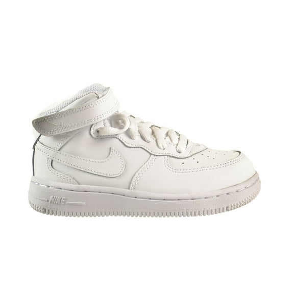 Nike Force 1 Mid Toddlers' Shoes White/White/White 314197-113