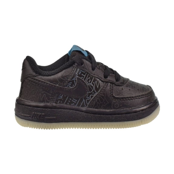 Nike Force 1 (TD) "Space Jam" Toddlers' Shoes Black/Black-Ltblue Fury dn1436-001