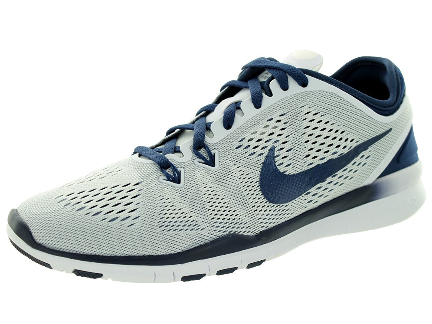 Nike Free 5.0 TR Fit 5 Women's Cross Training Shoes (5.5, WHITE/MIDNIGHT NAVY) - image 1 of 5