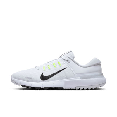 Nike Free Golf NN Golf Shoes Color: White/Pure Platinum/Wolf Grey/Black Size: M 9 / W 10.5