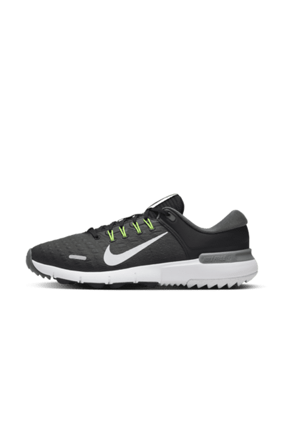 Free Golf NN Golf Shoes (Wide) Color: Black/Iron Grey/Volt/White Size: M 11.5 / W 13