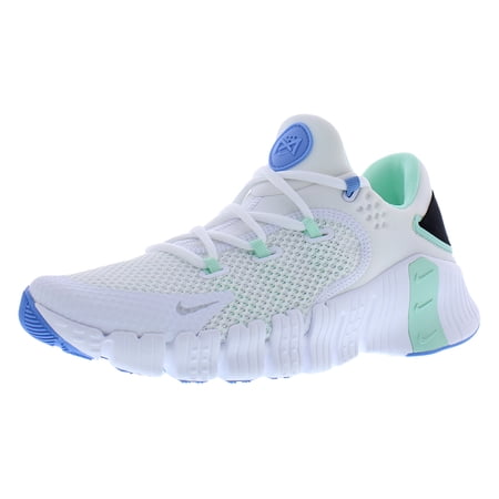 Nike Free Metcon 4 Womens Shoes Size 9.5, Color: White/Metallic Silver