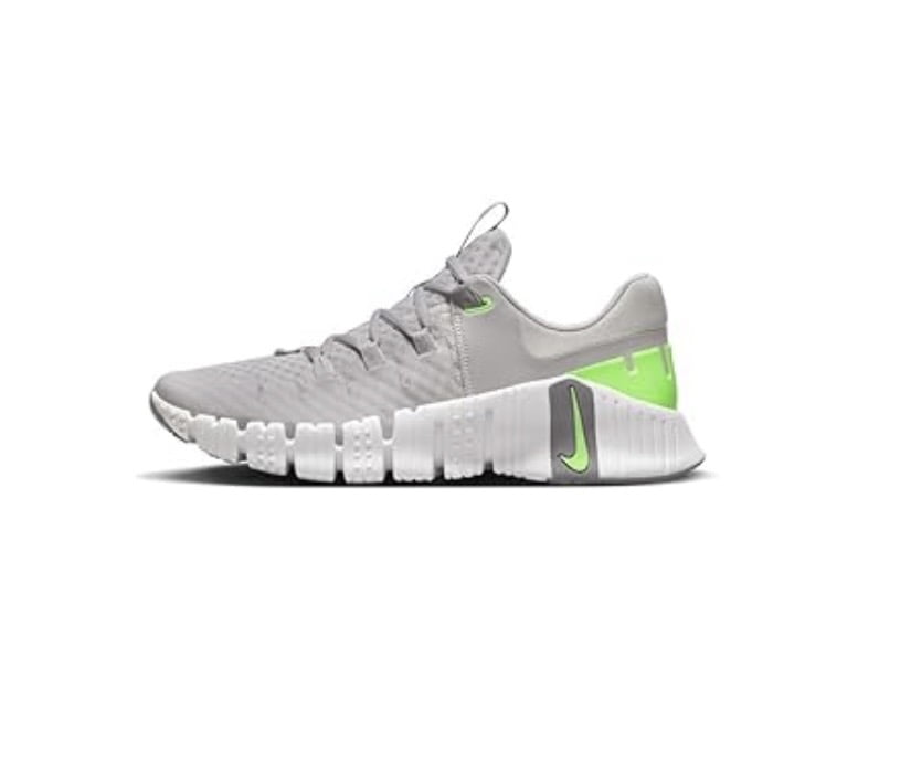 Nike Free Metcon 5 Men's Trainers Sneakers Shoes 'Light Iron Ore Green Strike'  - Size 12