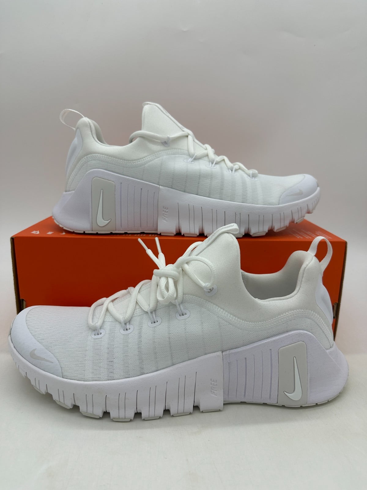 Free Metcon 6 Women's Size 11 Triple White Gym Athletic Shoes FJ7126 101