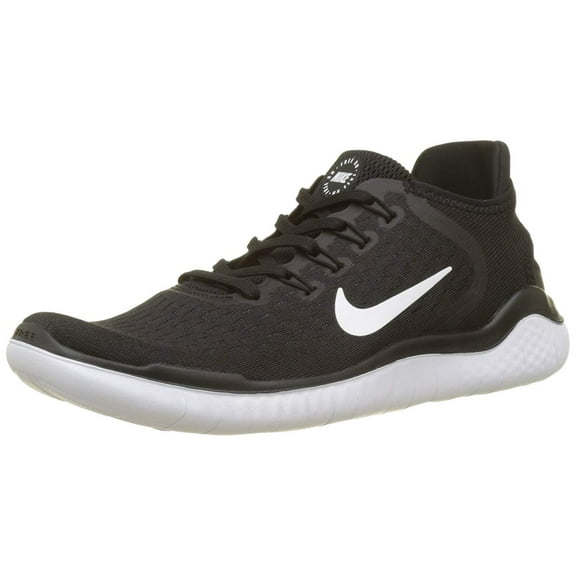 Nike Free RN 2018 942837-001 Women's Black White Low Top Running Shoes D365 (6)