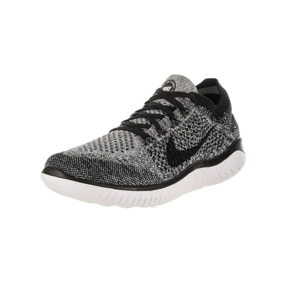 Nike Free Run Flyknit 2018 Women's Size 7.5 "Oreo" Athletic Shoes 942839 101