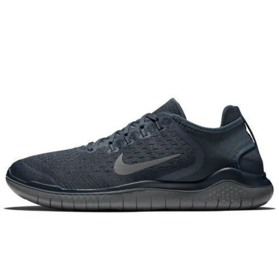 Nike Free Rn 2018 942836-401 Men's Thunder Blue & Gunsmoke Running Shoes ER946 (10.5)