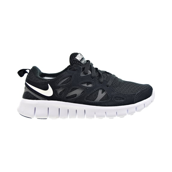 Nike Free Run 2 DD0163-004 Big Kids Black/Dark Gray/White Running Shoes NX340 (6.5)