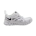 thumbnail image 1 of Nike Free Run 2 (PS) Little Kids' Shoes White-Wolf Grey-Black da2689-100, 1 of 6