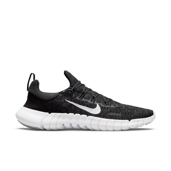 Nike Free Run 5.0 Men's Road Running Shoes Color: Black/Dark Smoke Grey/White Size: 10.5