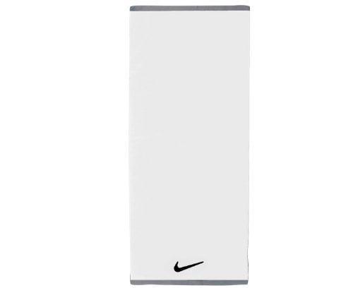 Nike Fundamental Towel (White/Black, Medium)