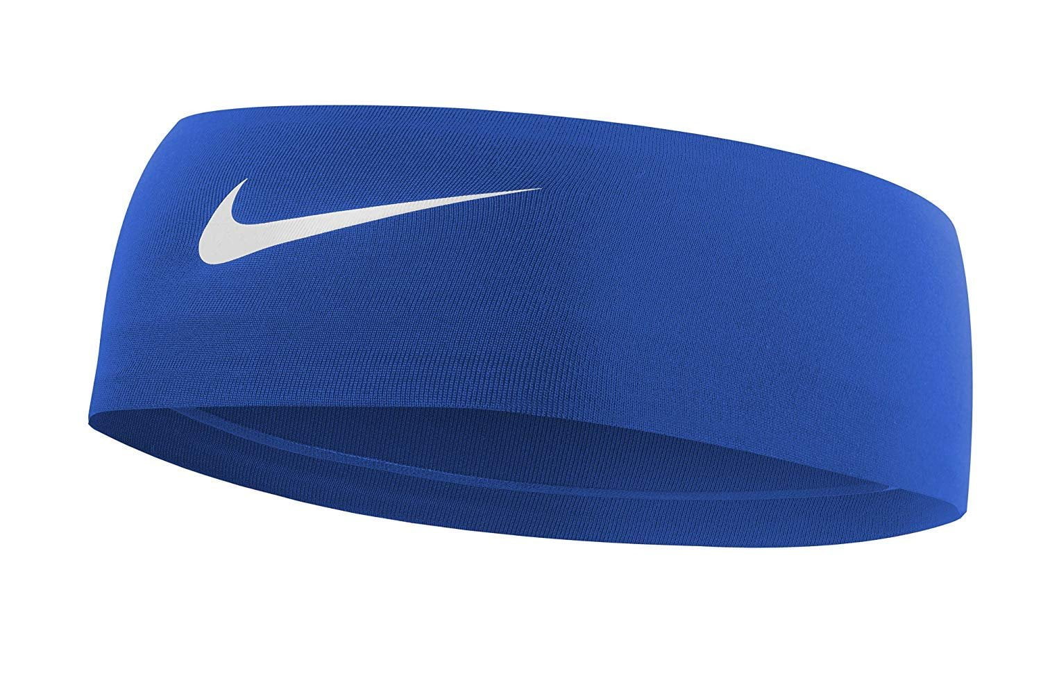 Nike Dry Wide Headband with Dri Fit Technology Black White One Size Walmart