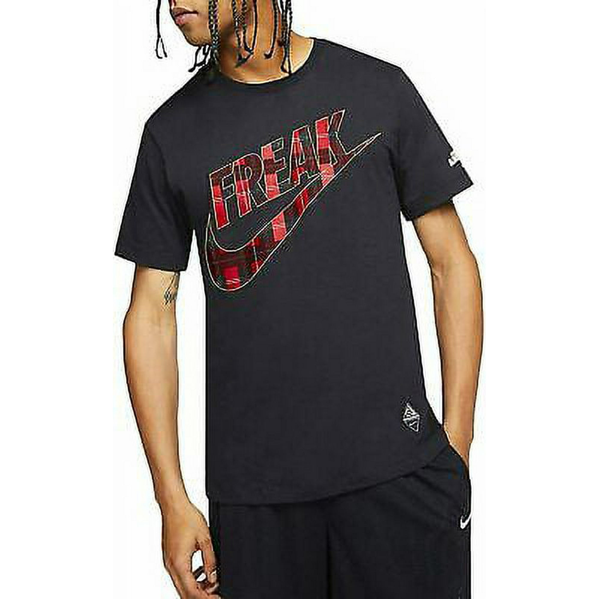 Nike Giannis 'Freak' (Black) Men's Basketball T-Shirt Size XL 