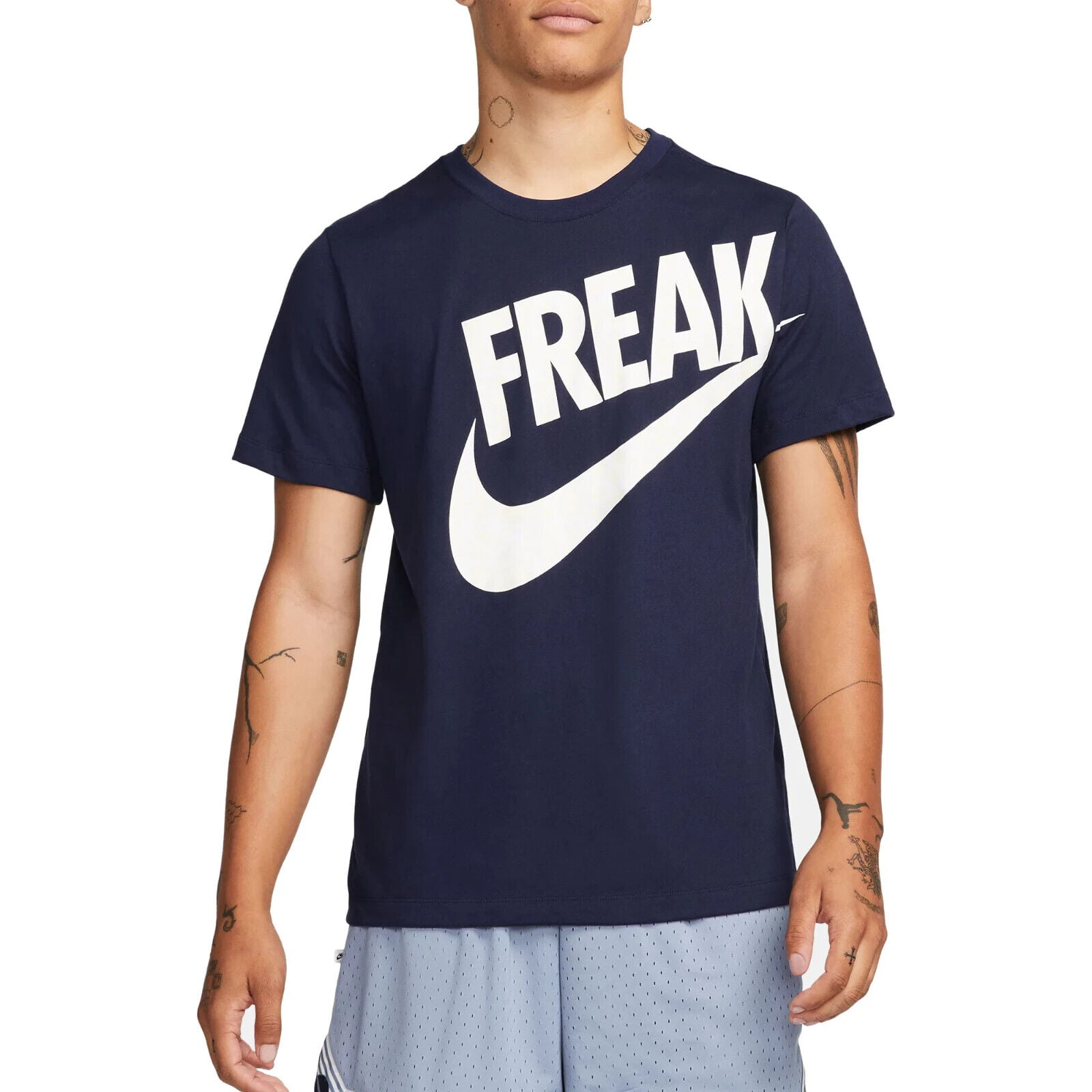 Giannis Nike Dri-Fit Men's Basketball T-Shirt, Large, Blackened Blue