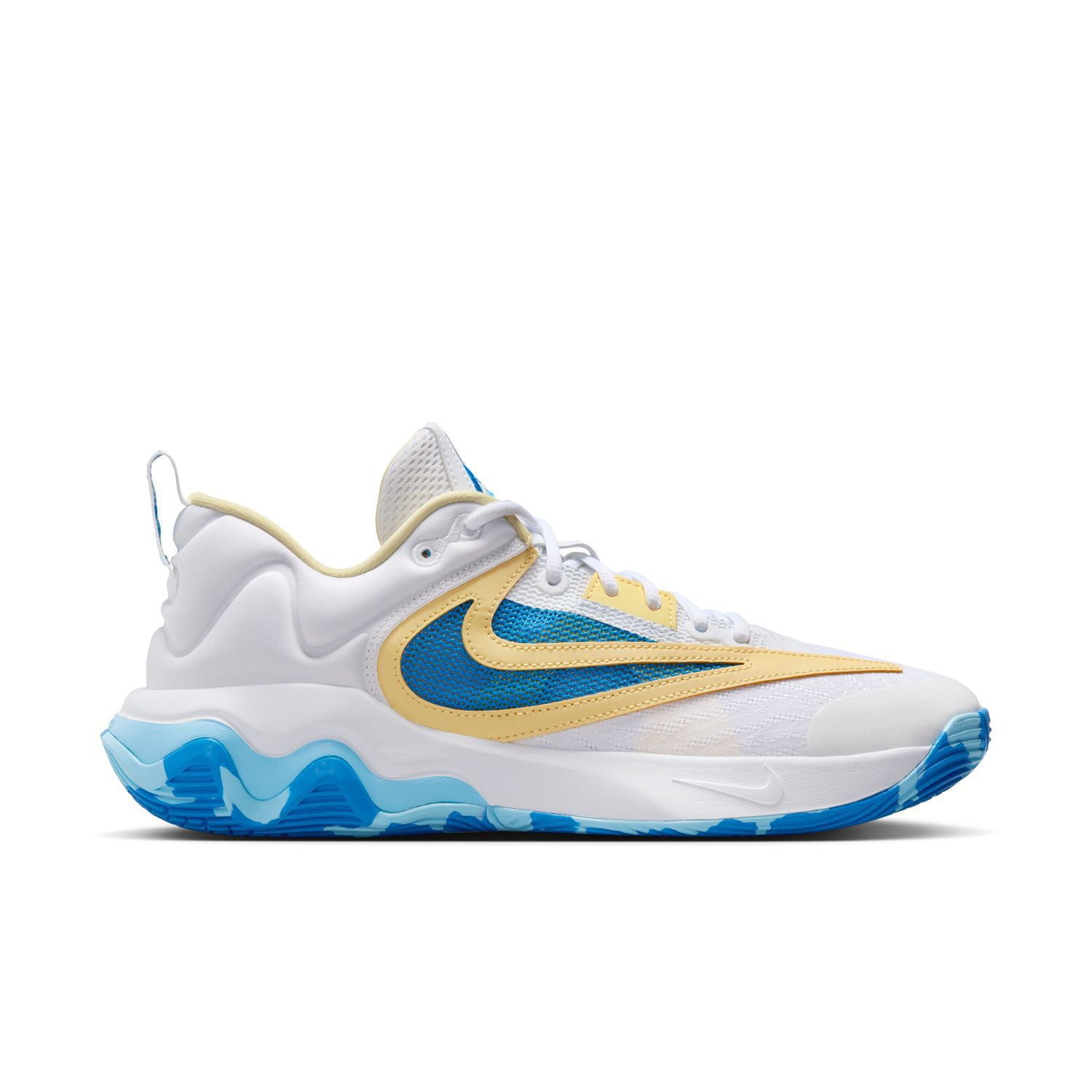 Nike Giannis Immortality 3 Men's Basketball Shoes Color: White Blue Orange Size: 10.5